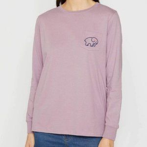 💐 Ivory Ella💐Light Lavender Long Sleeve Pocket Tee💐Size Large💐